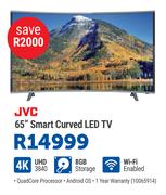 JVC 65" UHD Smart Curved LED TV