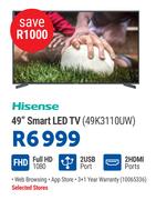 Hisense 49" Full HD Smart LED TV 49K3110UW