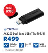 Trendnet AC1200 Dual Band USB TEW-805UB