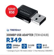 Trendnet 300Mbp USB Adapter TEW-624UB