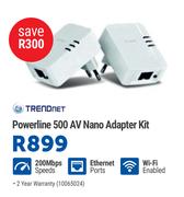 Trendnet Powerline 500 AV Nano Adapter Kit