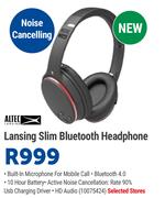 altec lansing slim bluetooth headphone