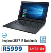 Dell Inspiron 3567 i3 Notebook