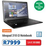 Lenovo Ideapad 310 i3 Notebook