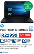 HP Power Pavilion 17" Notebook