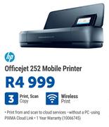 HP Officejet 252 Mobile Printer