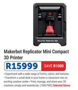 Makerbot Replicator Mini Compact 3D Printer