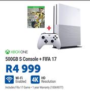 Xbox One 500GB S Console + FIFA 17