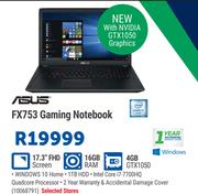 Asus FX753 Gaming Notebook