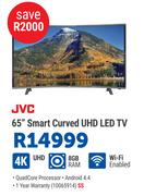 JVC 65" Smart Curved UHD LED TV 