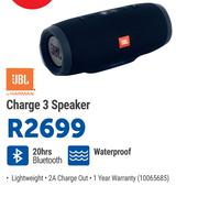 JBL Charge 3 Speaker