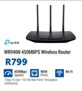 TP-Link WR940N 450Mbps Wireless Router