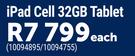 Apple iPad Cell 32GB Tablet-Each