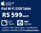 Apple iPad Wi-Fi 32GB Tablet-Each