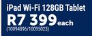 Apple iPad WiFi 128GB Tablet-Each