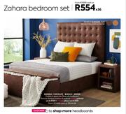 Zahara Bedroom Set Chocolate 828848/ Brown 826453