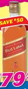 Johnnie Walker Red Label Scotch Whisky-750ml