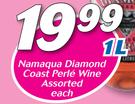Namaqua Diamond Coast Perie Wine Assorted-1Ltr Each