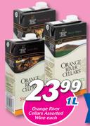 Orange River Cellars Assorted Wine-1Ltr Each