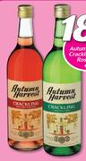 Autumn Harvest Crackling White/Rose Wine-750ml Each