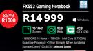 Asus FX553 Gaming Notebook