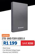 Lenovo 2TB UHD F309 USB 3.0 