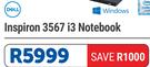 Dell Inspiron 3567 i3 Notebook