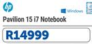 HP Pavilion 15 i7 Notebook