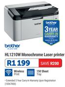 Brother HL1210W Monochrome Laser Printer