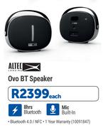 Altec Ovo BT Speaker-Each