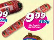 Sky Country Garlic Polony-500g