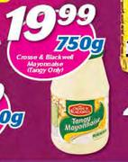 Crosse & Blackwell Mayonnaise tangy Only-750g