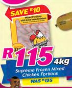 Supreme Frozen Mixed Chicken Portions-4Kg