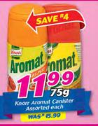 Knorr Aromat Canister Assorted-75g Each