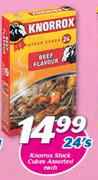 Knorrox Stock Cubes Assorted-24's Each