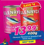 Glenryck Pilchards In Tomato/Chilli Sauce-400g Each