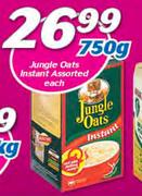 Jungle Oats Instant Assorted-750g Each