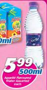 Aquelle Flavoured Water Assorted-500ml Each