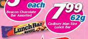 Cadbury Man Size Lunch Bar-62g