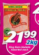 King Korn Mabele Assorted-2Kg Each