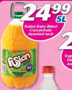 Fusion Dairy Blend Concentrate Assorted-5Ltr Each