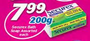 Securex Bath Soap Assorted-200g