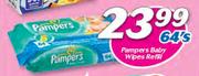 Pampers baby Wipes Refill-64's