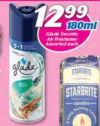 Glade Secrets Air Freshener Assorted-180ml Each
