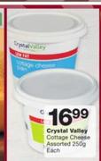 Crystal valley Cottage Cheese Assorted-250g Each