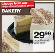 Large Caramel Cake-Each