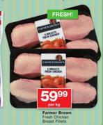 Farmer Brown Fresh Chicken Breast Fillets-Per Kg