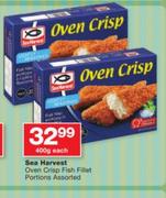 Sea Harvest Oven Crisp Fish Fillet Portions Assorted-400g Each