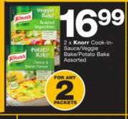 Knorr Cook In Sauce/Veggie Bake/Potato Bake Assorted-For 2