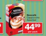 Nescafe Cappuccino Assorted-Per Pack